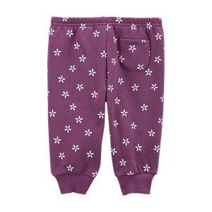 Pantalón Jogger Morado Niñas - Carter's