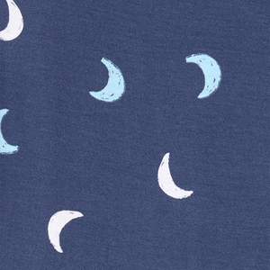 Set Pijama 2 Piezas Azul Estampado Lunas Niños - Carter's