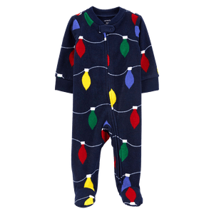 Pijama Enteriza Azul Estampada Unisex - Carter's
