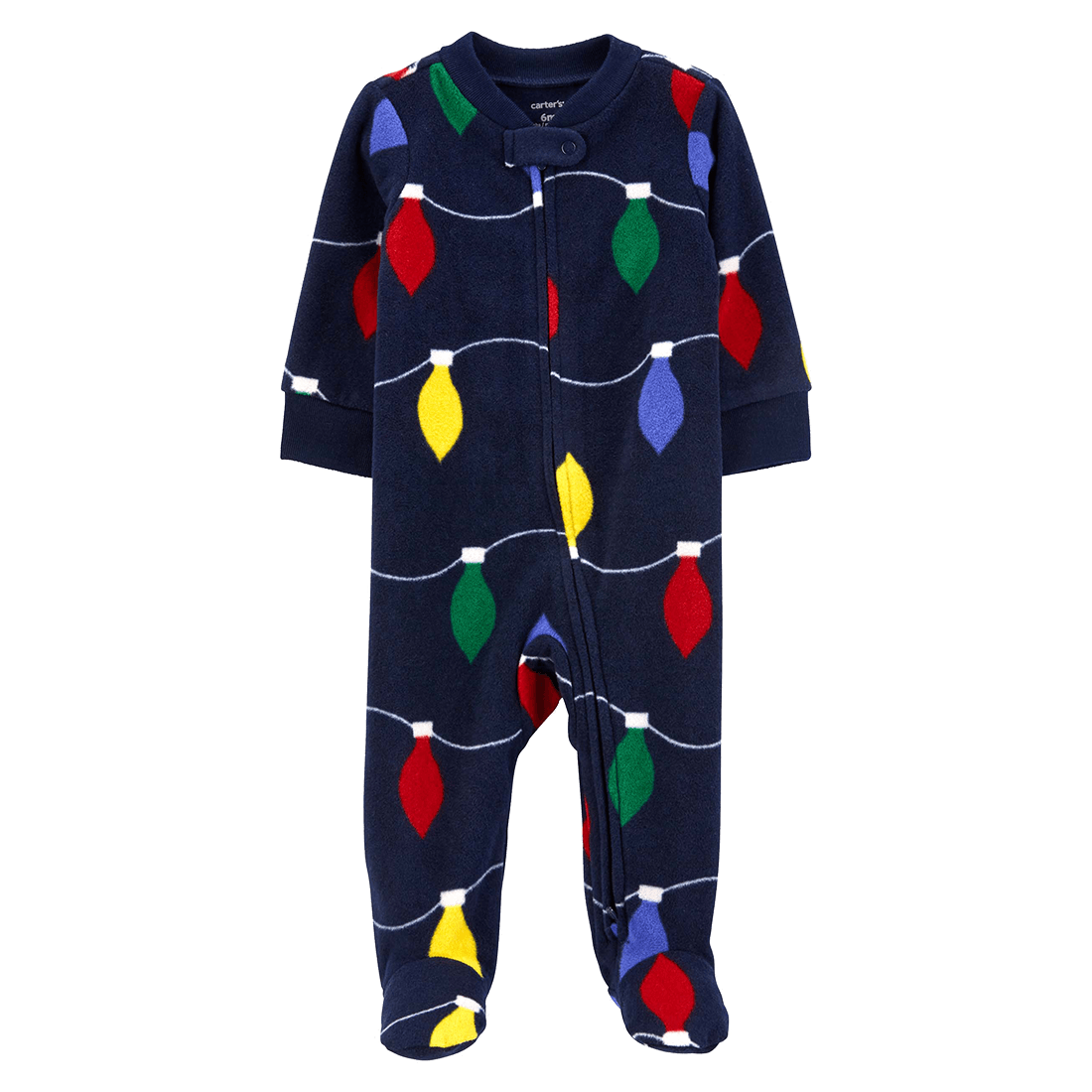 Pijama Enteriza Azul Estampada Unisex - Carter's