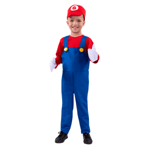 Disfraz Mario Bros Gamer Niños - Fantastic Night