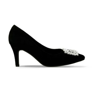 Tacones Negro Bata Helena Mujer