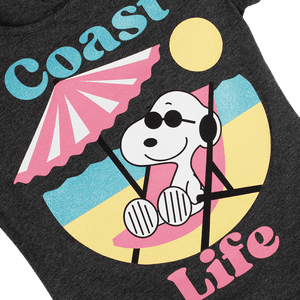 Camiseta Manga Corta Coast Life Niñas - Snoopy