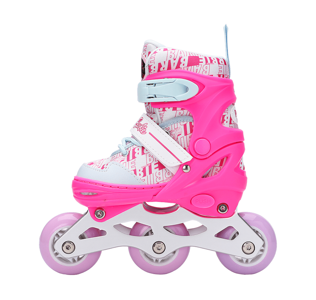 Patines en línea para niños 3 in line Skates Rosa Talla 31-34 de