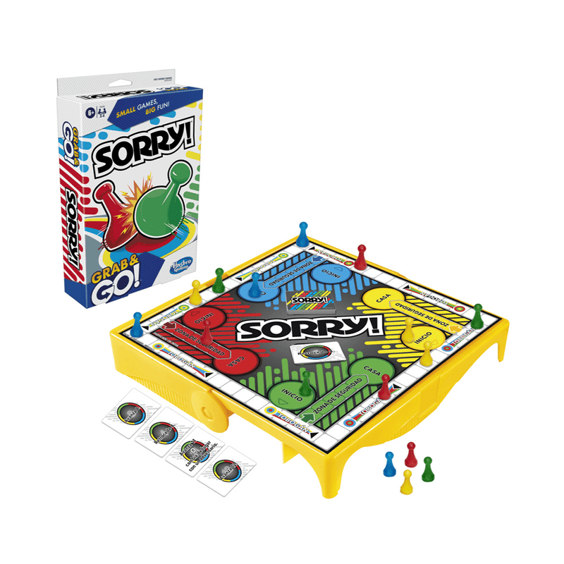 Juego De Mesa Hasbro Gaming Sorry! Grab And Go Hasbro Gaming