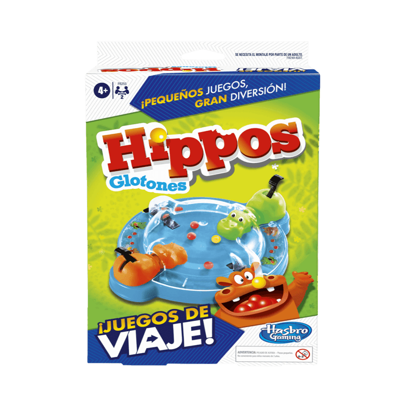 Juego De Mesa Hippos Glotones Grab And Go Hasbro Gaming Hasbro