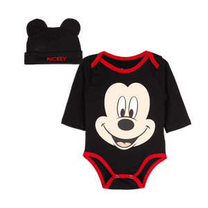 Set Body Manga Larga y Gorro Mickey Niños - Role Play Baby