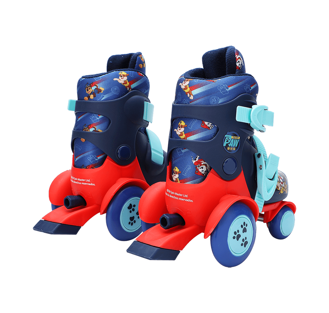 Patines 4 Ruedas Roller Paw Patrol Color Azul Para Niños