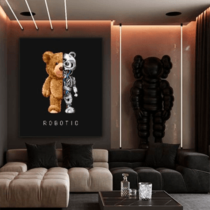 Cuadro Oso Robotic 180x120x5cm - Ekonomodo Colombia
