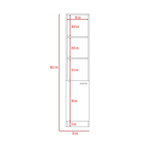 Estantería Baño Optimizador Blanco - RTA Design