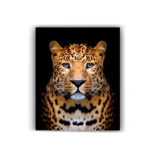 Cuadro Cara Leopardo Rafe 70x50x5cm - Ekonomodo Colombia