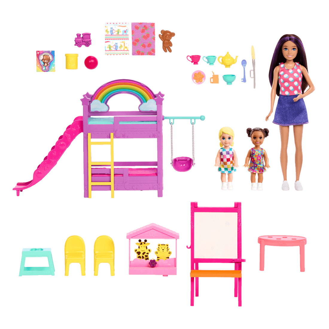 Set Barbie Skipper Día De Cuidado Barbie Pepe Ganga Pepe ganga