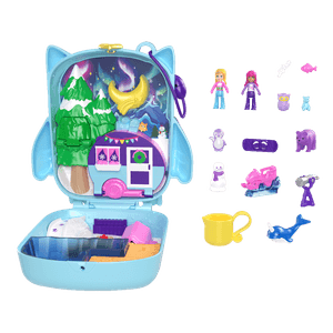 Set Compacto Pijamada de Búho - Polly Pocket