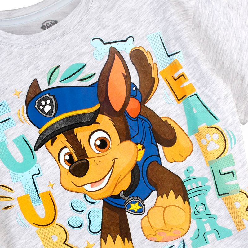 Camiseta Manga Corta Gris Ninos Paw Patrol Paw Patrol Pepe Ganga Pepe Ganga