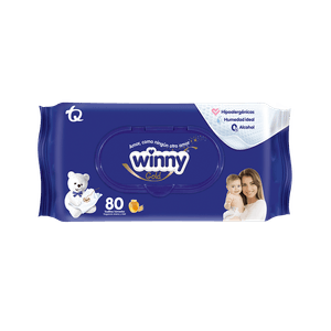 Toallitas Húmedas Gold Avena/Miel X80 - Winny