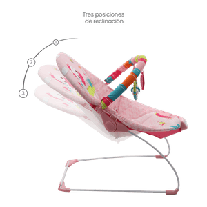 Silla Mecedora para Bebé Bouncer de Actividades Rosado Safari - Priori