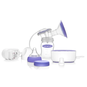Set Extractor de Leche Materna Eléctrico Compacto 220V - Lansinoh