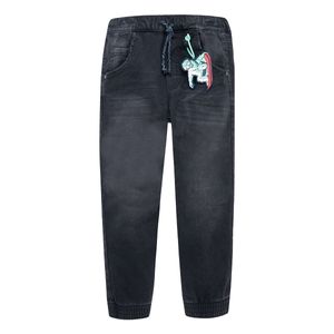 Denim silueta jogger para bebé niño