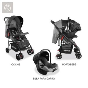 Coche Travel System Summer Gris - Bebesit