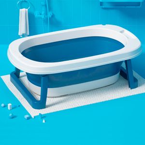 Bañera Bebé Plegable Bium Big Azul