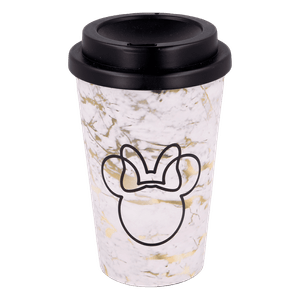 Vaso con Tapa Café Doble Pared Minnie Mouse 390ml - Stor