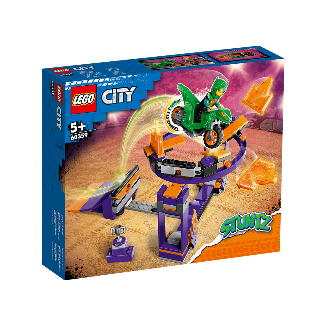 Set City Stuntz Desafío Acrobático Rampa y Aro Lego