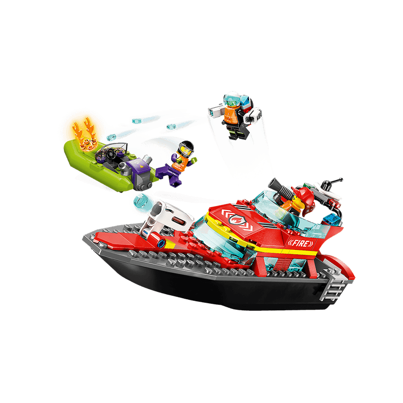 Set City Lancha de Rescate de Bomberos Lego