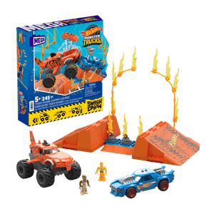 Set Hot Wheels Monster Trucks Smash y Crash - Mega