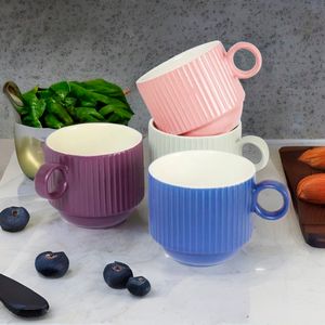Set 4 Mug Colores Armonía 320 ml - Ikhome