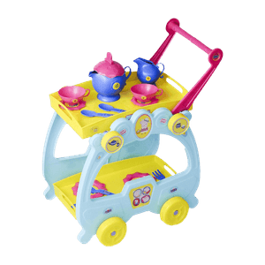 Set Té y Carrito de Servicio - Peppa Pig