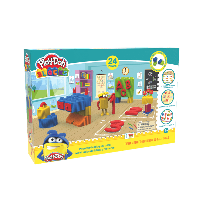 Set Bloques Letras Y Numeros Play Doh Play Doh Pepe Ganga Pepe Ganga