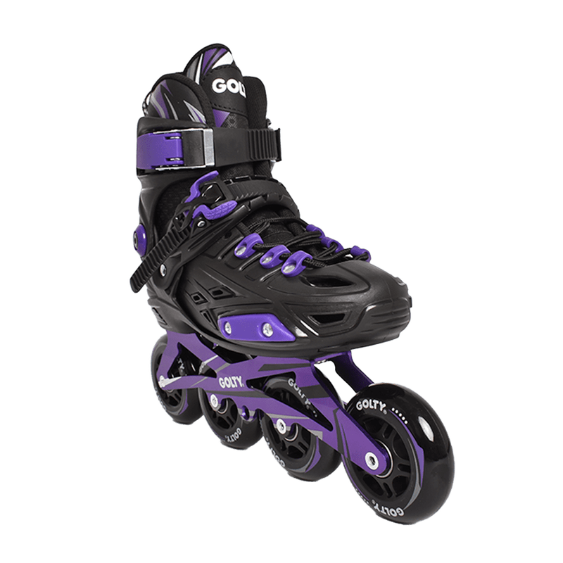 Patines Skate Max Negro/Purpura Talla M Golty Golty Pepe Ganga
