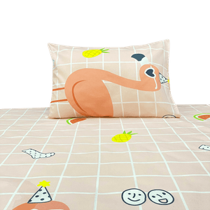 Juego de Sabanas Infantil Cama Sencilla Frutas Niñas - Telary