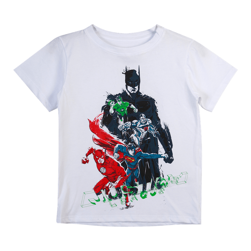 Camiseta Manga Corta Blanca Personajes Ninos Superheroes Superheroes Pepe Ganga Pepe Ganga