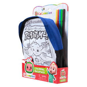 Set Maleta Coloreable y Marcadores Play Time - Cocomelon