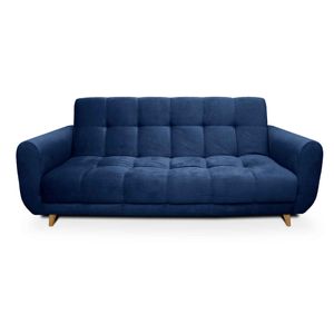 Sofá Cama Archer 3 Posiciones Azul Navy - Muebles Online