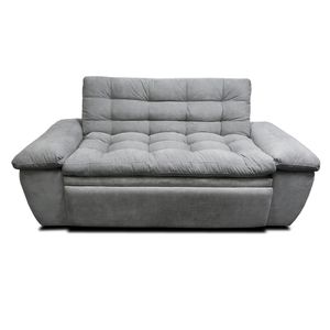 Sofá Cama Mirano Tela Gris - Muebles Online