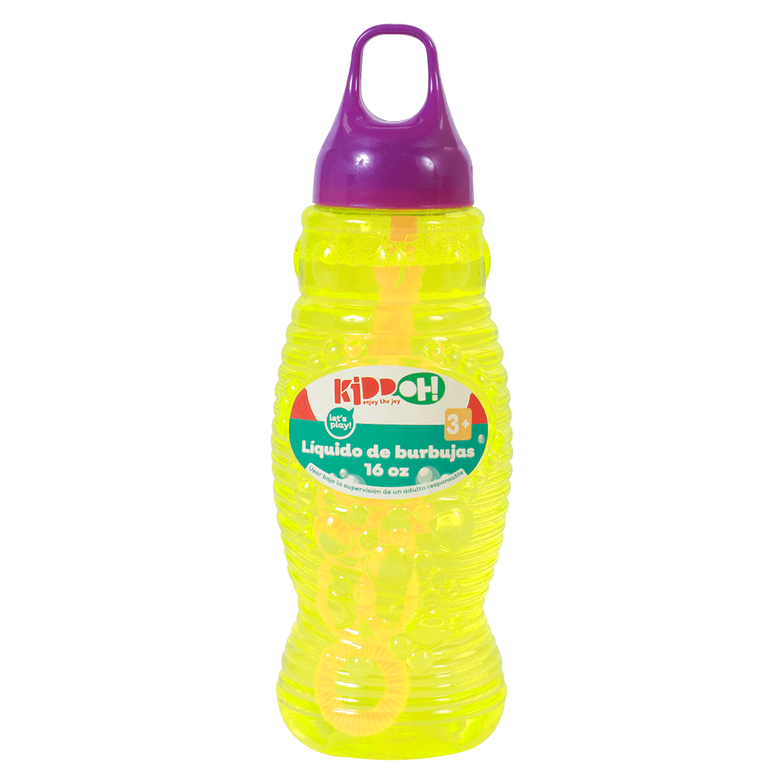 Líquido Solución de Burbujas Amarillo 16oz - Kiddoh