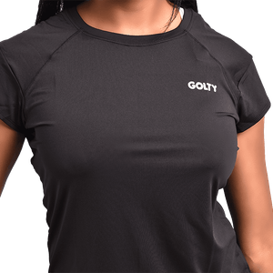 Camiseta Relax Plus Negro Mujer - Golty