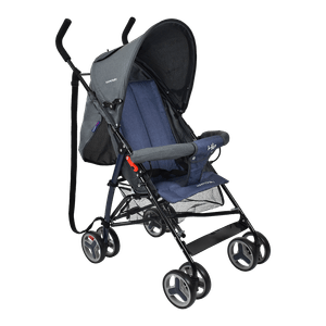 Coche Paseador para Bebé Future Gris y Azul - Happy Baby