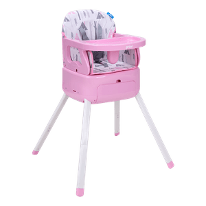 Silla Comedor para Bebé Bony 3 en 1 Rosa - Priori