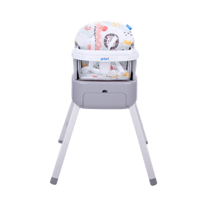 Silla Comedor para Bebé Bony 3 en 1 Gris - Priori