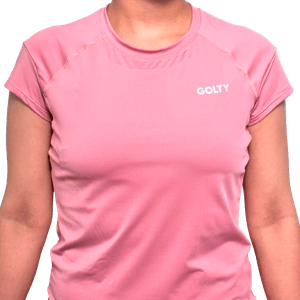 Camiseta Relax Plus Rosado Mujer - Golty