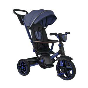 Triciclo 3 en 1 Gira 360 Xplore Negro y Azul - Prinsel