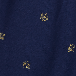 Mameluco Mariposas Azul Oscuro Bebés Niñas - Carter's