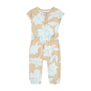 Enterizo Flores Beige Bebés Niñas - Carter's