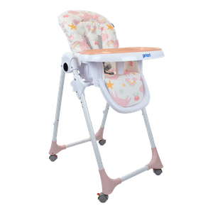 Silla Comedor para Bebé Charlie Rosa - Priori