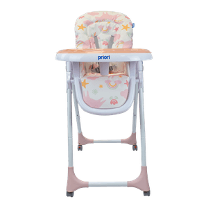 Silla Comedor para Bebé Charlie Rosa - Priori