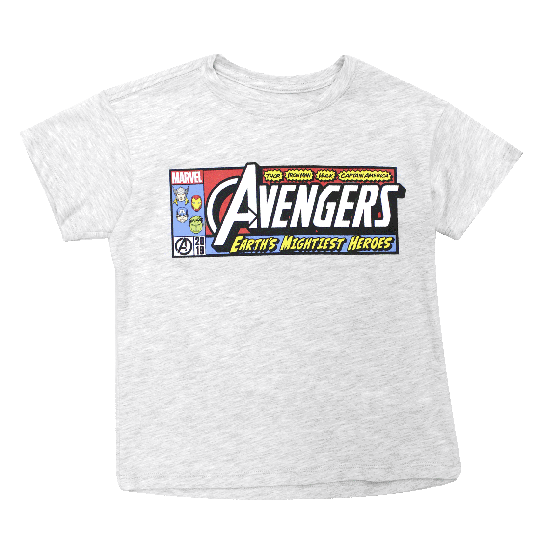 Camiseta Manga Corta Avengers Niños - Superhéroes