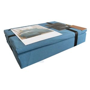 Duvet Sampson Bordado Celeste Doble